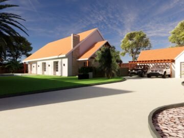 AMBATOBE GRANDE VILLA BASSE T5 MODERNE AVEC GRAND JARDIN ARBORE ET PISCINE A DEUX PAS DU LYCEE FRANCAIS – REF:2025-AOBV0831