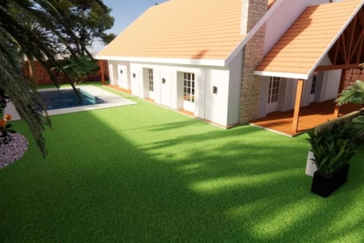 AMBATOBE GRANDE VILLA T6 MODERNE RENOVEE AVEC GRAND JARDIN ARBORE ET PISCINE A DEUX PAS DU LYCEE FRANCAIS – REF:2026-AOBV0222